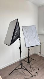 Bresser BR-225-B Daglichtset met 2 Lampen + Tas, Ophalen, Gebruikt, Lamp of Flitsset