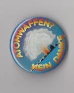 Anti Kernwapens button Duitsland, Verzamelen, Speldjes, Pins en Buttons, Gebruikt, Niet vindbaar, Niet vindbaar, Speldje of Pin