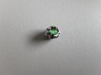 Zilveren trollbeads bedel trol met gezichten discroid glas, Ophalen of Verzenden, Zo goed als nieuw, Zilver, Trollbeads