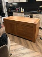 Massief houten dressoir, Ophalen, (Half)hoge kast, 150 tot 200 cm, Zo goed als nieuw