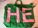 Hema limited edition strandtas groen/roze, 40 tot 60 cm, 30 cm of meer, Ophalen of Verzenden, Groen