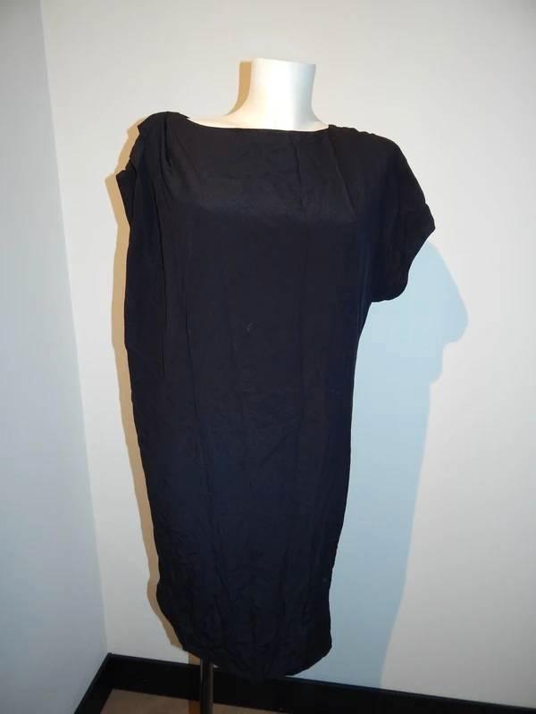 Missoni zwarte jurk deels zijde a symetrisch model mt M, Kleding | Dames, Jurken, Zo goed als nieuw, Maat 38/40 (M), Zwart, Knielengte