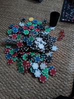 Pokerchips set compleet + Dobbelstenen en Beker, Ophalen, Zo goed als nieuw