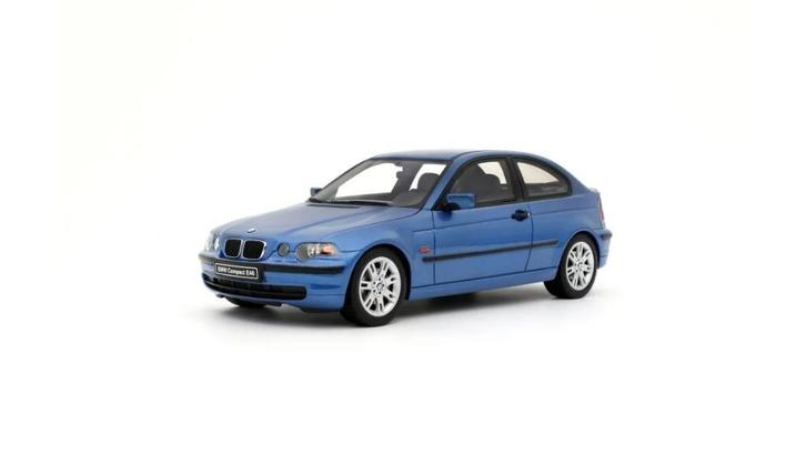 BMW E46 318 ti Compact Estoril Blue 2002, Hobby en Vrije tijd, Modelauto's | 1:18, Nieuw, Auto, OttOMobile, Ophalen of Verzenden