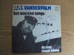 COCK VAN DER PALM    HET WAS EEN TANGO / DE STAD SLAAPT, Cd's en Dvd's, Vinyl Singles, 7 inch, Single, Ophalen of Verzenden, Zo goed als nieuw