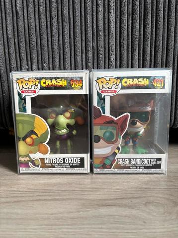 Funko Pop Crash Bandicoot - Nitros Oxide & Scuba Gear beschikbaar voor biedingen