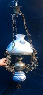 Klassieke lamp, delfts blauw, Antiek en Kunst, Antiek | Lampen, Ophalen of Verzenden