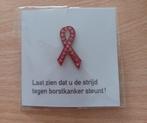 Nog nieuw: broche Pink Ribbon, Overige materialen, Minder dan 4 cm, Nieuw, Ophalen of Verzenden