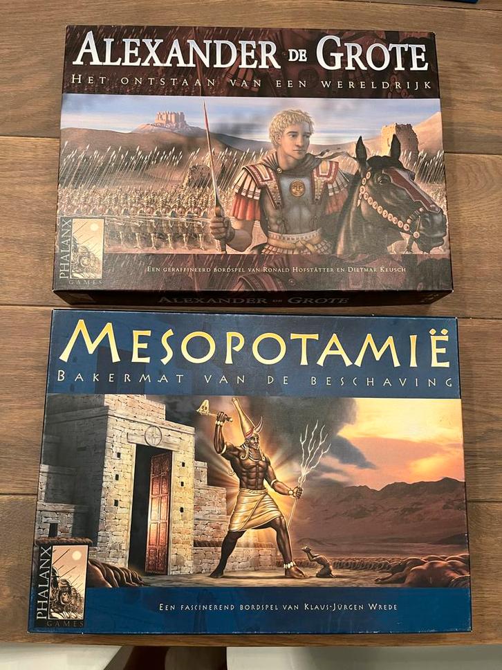 Phalanx Games: Mesopotamië & Alexander de Grote, Hobby en Vrije tijd, Gezelschapsspellen | Bordspellen, Zo goed als nieuw, Een of twee spelers