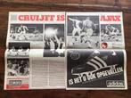 Voetbal artikel Cruijff is Ajax mei 1971, Verzamelen, Sportartikelen en Voetbal, Ophalen of Verzenden, Gebruikt, Ajax