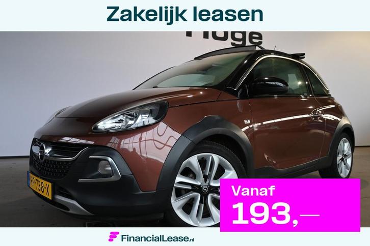Opel ADAM 1.0 Turbo Rocks Online Edition Clima Panoramadak D, Auto's, Opel, Bedrijf, Lease, Financial lease, ADAM, ABS, Airbags
