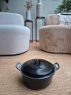 Made in France Gietijzeren Braadpan 24cm, Gebruikt, Gietijzer, Ophalen of Verzenden, Keramische plaat