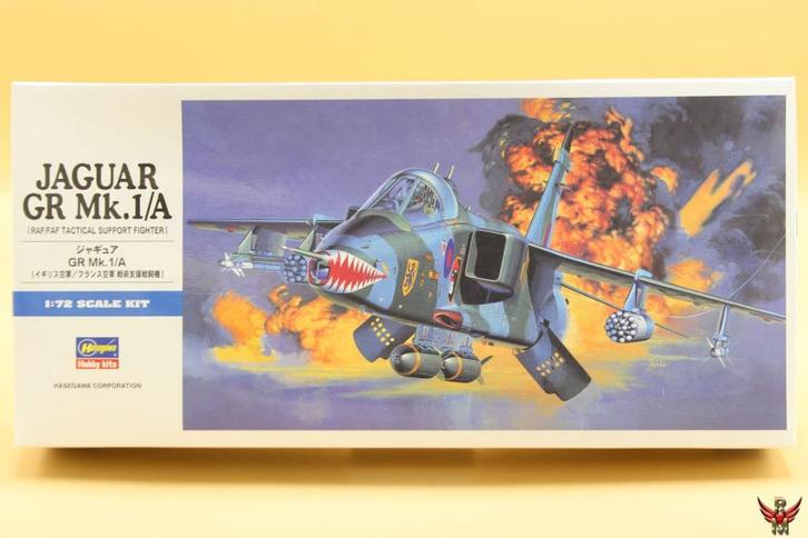 ROWASP | Hasegawa 1/72 Jaguar GR Mk 1/A, Hobby en Vrije tijd, Modelbouw | Vliegtuigen en Helikopters, Nieuw, Vliegtuig, 1:72 tot 1:144