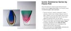 Flavio Poli / Murano - sommerso vaas, Antiek en Kunst, Antiek | Glas en Kristal, Ophalen of Verzenden