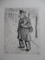 Engelien Reitsma-Valença Gravure De Muzikant, Ophalen of Verzenden