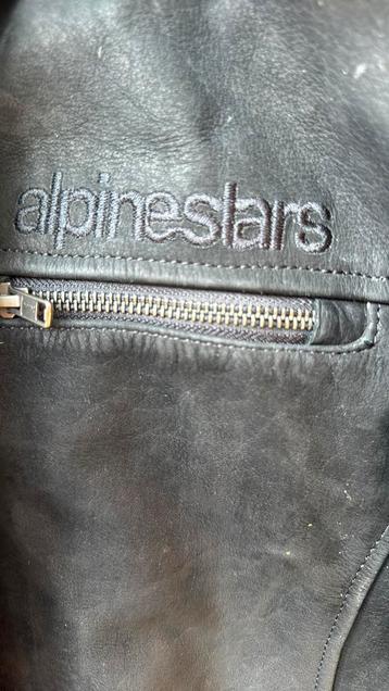 Z.g.a.n. Lederen Motorjas Alpinestars maat 54 beschikbaar voor biedingen