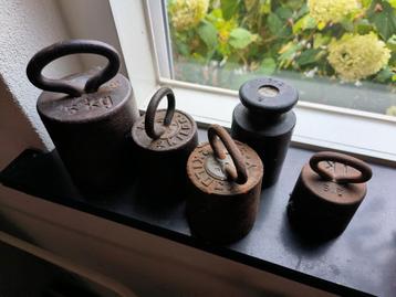 gewichten ijzer 5 stuks beschikbaar voor biedingen