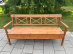 Houten klepbank, Huis en Inrichting, Ophalen, Minder dan 75 cm, Zo goed als nieuw, Rechte bank