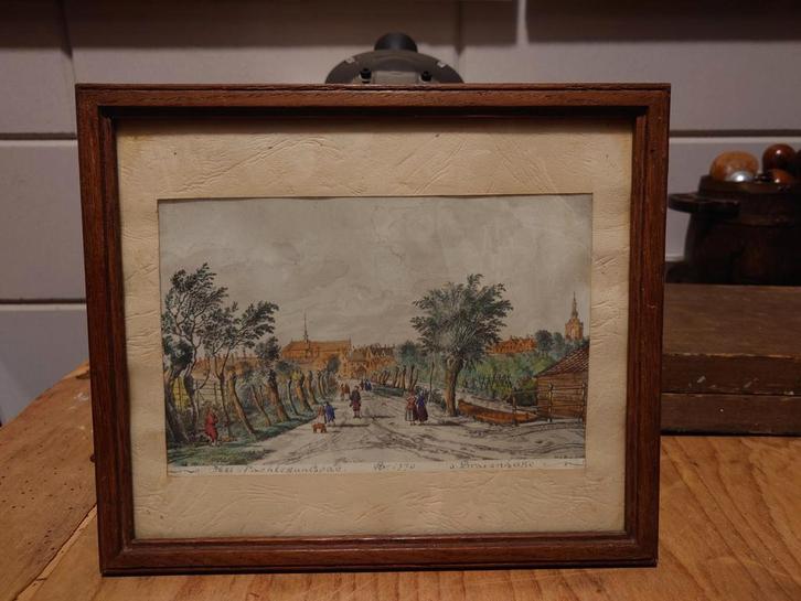 Nachtegaalspad Den Haag, P.C. la Fargúe, Antiek en Kunst, Kunst | Etsen en Gravures, Ophalen of Verzenden