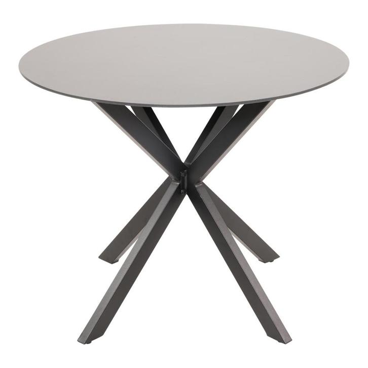 Tuintafel rond 90 cm model Crest - aluminium tafelonderstel, Tuin en Terras, Tuintafels, Nieuw, Rond, Aluminium, Ophalen of Verzenden