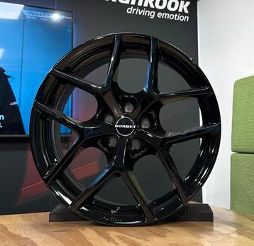Nieuwe zwarte velgen Borbet Y 5x100 Polo Ibiza Audi A1 beschikbaar voor biedingen