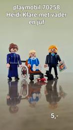 Playmobil 70258 Heidi Klara in rolstoel met vader en juf, Ophalen of Verzenden, Zo goed als nieuw