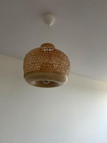 Ikea MISTERHULT bamboe hanglamp, (45cm) beschikbaar voor biedingen