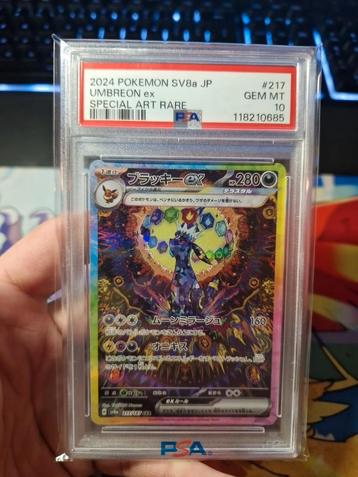 Umbreon PSA 10 Terastal Festival 217/187 Japans  beschikbaar voor biedingen