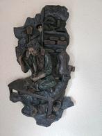 Vintage Metalen Kleermaker Beeldje voor aan de Muur, Ophalen of Verzenden