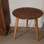 Houten Bijzettafel / Plantentafel, Huis en Inrichting, Tafels | Bijzettafels, Ophalen, Minder dan 45 cm, Minder dan 55 cm, Gebruikt