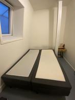 Boxspring bed, Huis en Inrichting, Grijs, 180 cm, Gebruikt, 210 cm