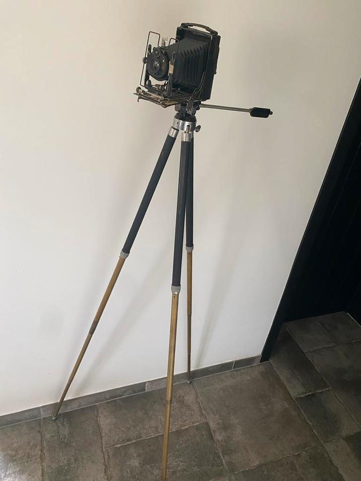 Goerz Tenax Camera met Statief, Audio, Tv en Foto, Fotocamera's Analoog, Gebruikt, Ophalen of Verzenden