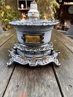 Mooie Haller 3-pits Petroleumstel, Antiek en Kunst, Antiek | Emaille, Ophalen of Verzenden