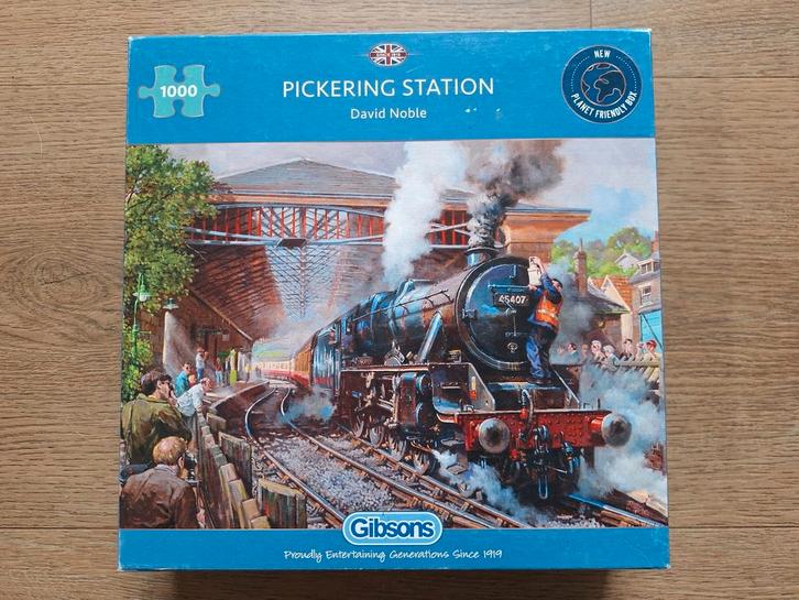 Gibsons - Pickering Station - 1000, Hobby en Vrije tijd, Denksport en Puzzels, Zo goed als nieuw, 500 t/m 1500 stukjes, Ophalen of Verzenden