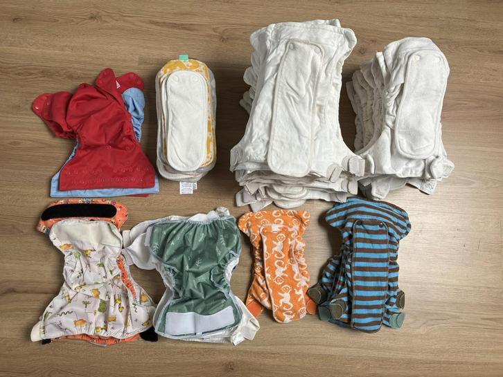 Set wasbare luiers + overbroekjes. Maat 1, Totsbots/Popolini, Kinderen en Baby's, Badjes en Verzorging, Gebruikt, Overige typen