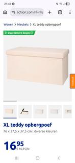 Teddy poef, Ophalen, 60 cm of meer, Doos, Minder dan 35 cm