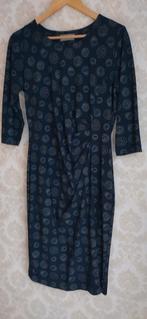 Jurk navy bleu Provence mt. 42, Kleding | Dames, Ophalen of Verzenden, Zo goed als nieuw, Maat 38/40 (M), Blauw