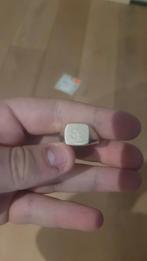 Zilveren zegelring, Sieraden, Tassen en Uiterlijk, Ringen, 20 of groter, Heer, Ophalen of Verzenden, Zo goed als nieuw