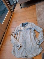 Pure White Lichtblauwe Spijkerblouse Heren Maat M, Blauw, Zo goed als nieuw, Pure White, Halswijdte 39/40 (M)