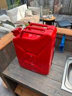 Jerrycan Bar - Rood met Wijnfles & Glazen, Huis en Inrichting, Barren, Ophalen of Verzenden, Gebruikt
