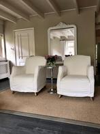 2 Rivièra Maison Fauteuils / 100 % Cotton / Nieuwstaat!, Huis en Inrichting, Ophalen, Hout, 75 tot 100 cm, Zo goed als nieuw