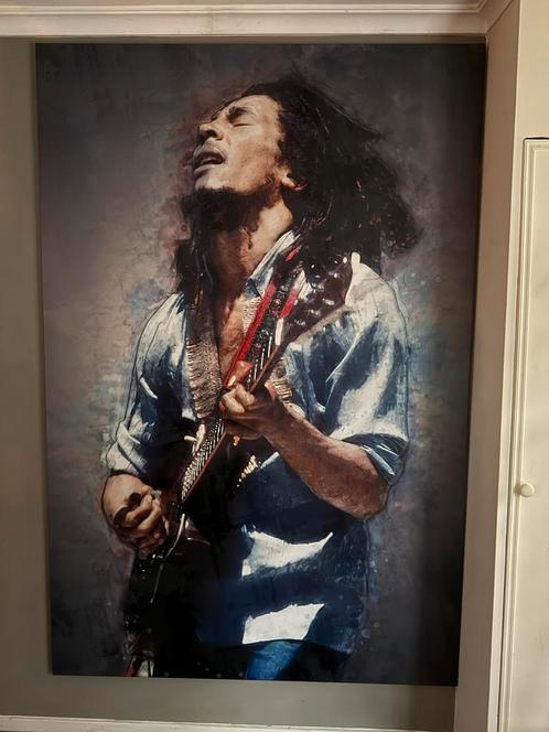 Bob Marley schilderij 140x210cm, Antiek en Kunst, Kunst | Schilderijen | Modern, Ophalen