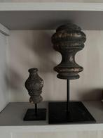 Standaard met oude houten knop, Antiek en Kunst, Curiosa en Brocante, Ophalen of Verzenden