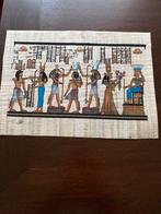 2 mooie Egyptische afbeeldingen op Papyrus, Antiek en Kunst, Ophalen of Verzenden