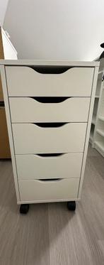 ALEX Ladeblok wit op wielen., Minder dan 50 cm, 5 laden of meer, Ophalen of Verzenden, Zo goed als nieuw