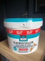 Nieuwe emmer 11 KG Bison Glasweefsellijm, Huis en Inrichting, Stoffering | Behang, Ophalen, 50 tot 75 m², Wit