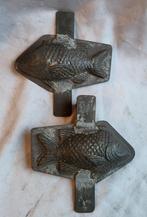 Oude dubbele chocoladevorm: VISSEN (Baars), Ophalen of Verzenden