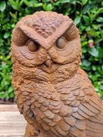 Zeer veel modellen nieuwe gietijzeren uilen op voorraad., Ophalen of Verzenden, Nieuw, Metaal, Dierenbeeld