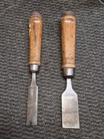 feinster gussstahl 2 stuks steekbeitel 35 mm en 22 mm, Antiek en Kunst, Antiek | Gereedschap en Instrumenten, Ophalen