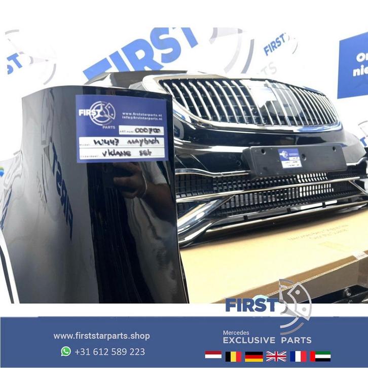 W447 VITO / V KLASSE MAYBACH PAKKET COMPLEET ZWART GRIJS WIT, Auto-onderdelen, Carrosserie en Plaatwerk, Bumper, Mercedes-Benz